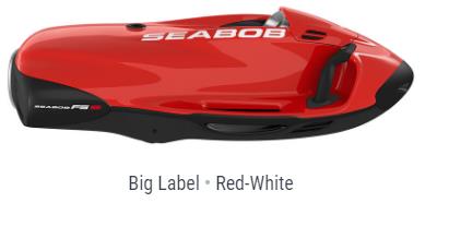 Foto a scopo illustrativo / Sample Photo - SEABOB F5SR BICOLOUR BIG LABEL-RED WHITE